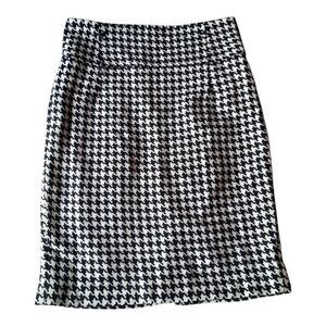 Dalia Collection Black and White Pencil Skirt